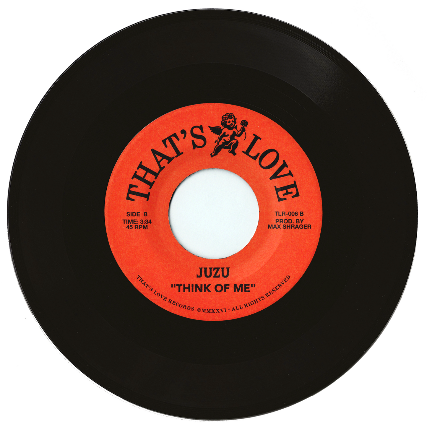 Juzu - "Y Solo Tú" / "Think Of Me" 45