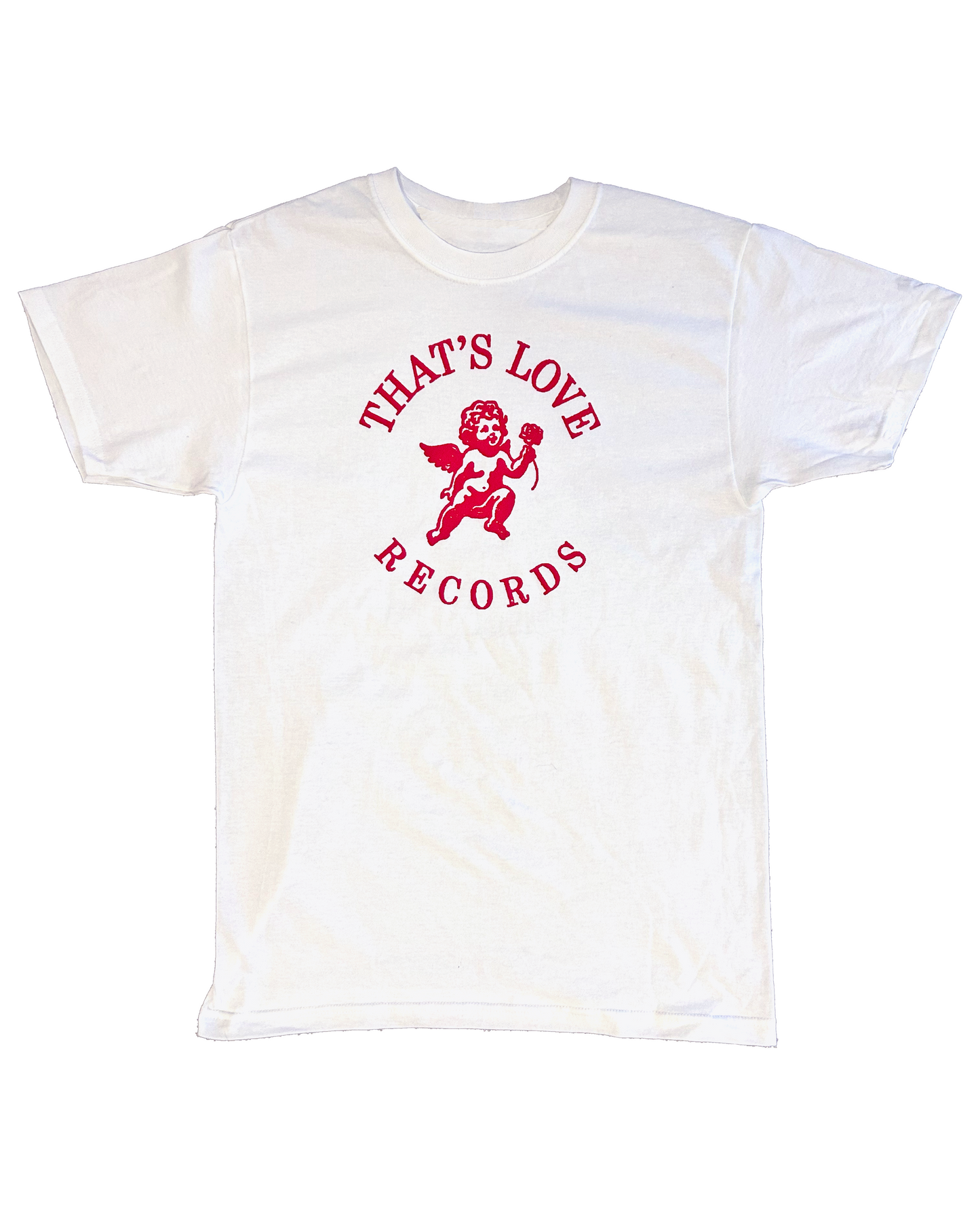 White Logo Tee