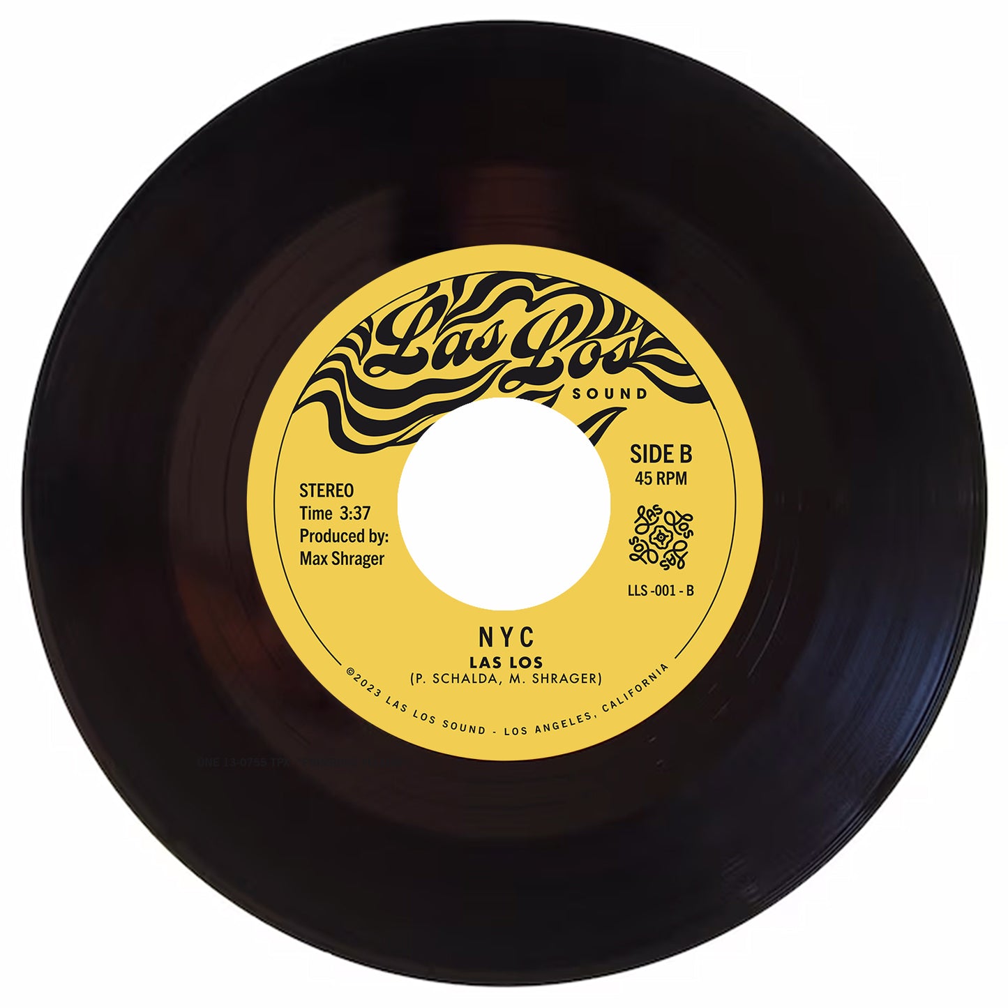 Las Los - "All Through The Day" / "NYC" 45